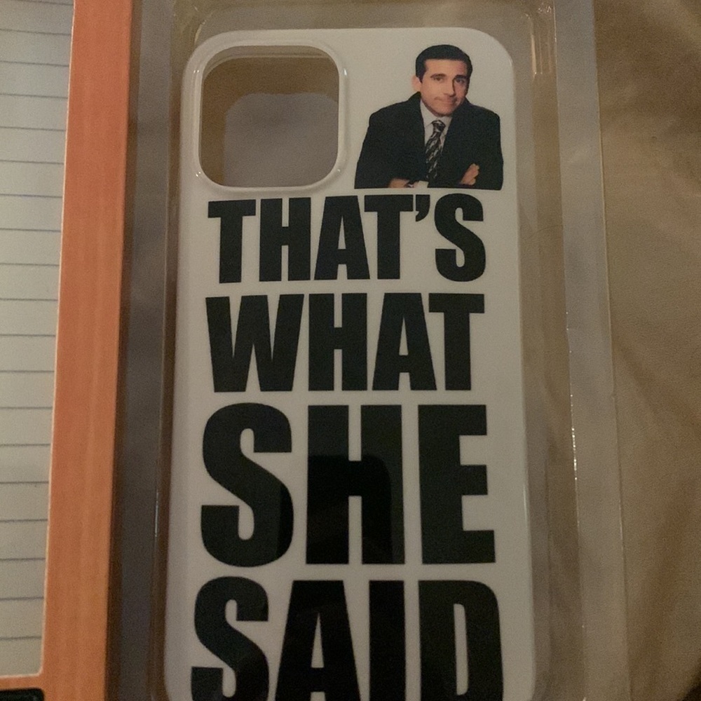 iPhone 12/12 Pro The Office That's What She Said Case NIB
